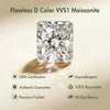 Radiant Cut Moissanite Engagement Ring