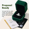 Oval Moissanite Solitaire Ring