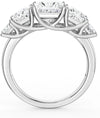 Princess Cut Moissanite Wedding Band