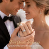 Pear Moissanite Bridal Ring Set