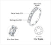 Sterling Silver Moissanite Wedding Band