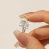 Radiant Cut Moissanite Engagement Ring