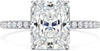 Radiant Cut Moissanite Engagement Ring