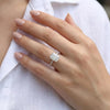 Radiant Cut Moissanite Engagement Ring
