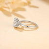 Oval Moissanite Solitaire Ring