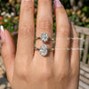 Oval Moissanite Solitaire Ring