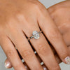 Oval Moissanite Solitaire Ring