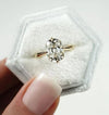 Vintage Cushion Moissanite Engagement Ring