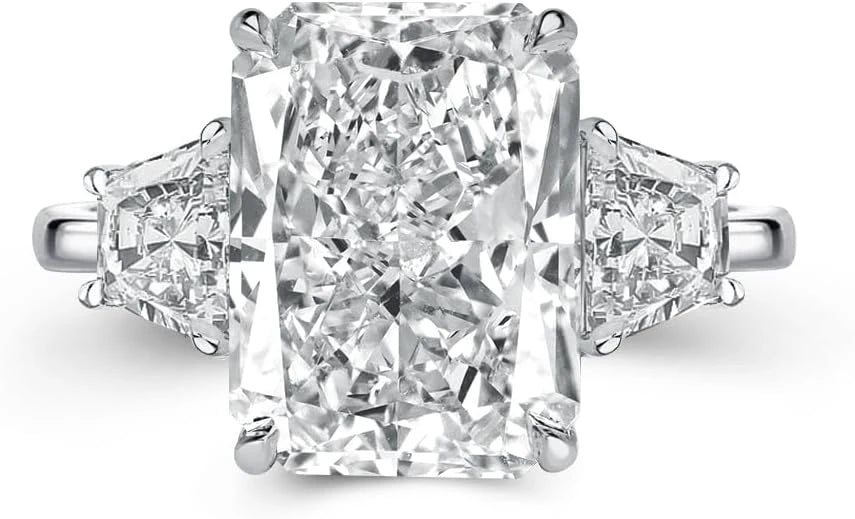 Pzokooi Radiant Cut Engagement Ring