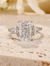 Pzokooi Radiant Cut Engagement Ring