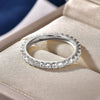 Moissanite Gold Eternity Ring