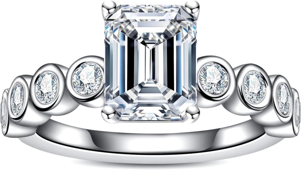 Moissanite Engagement Ring