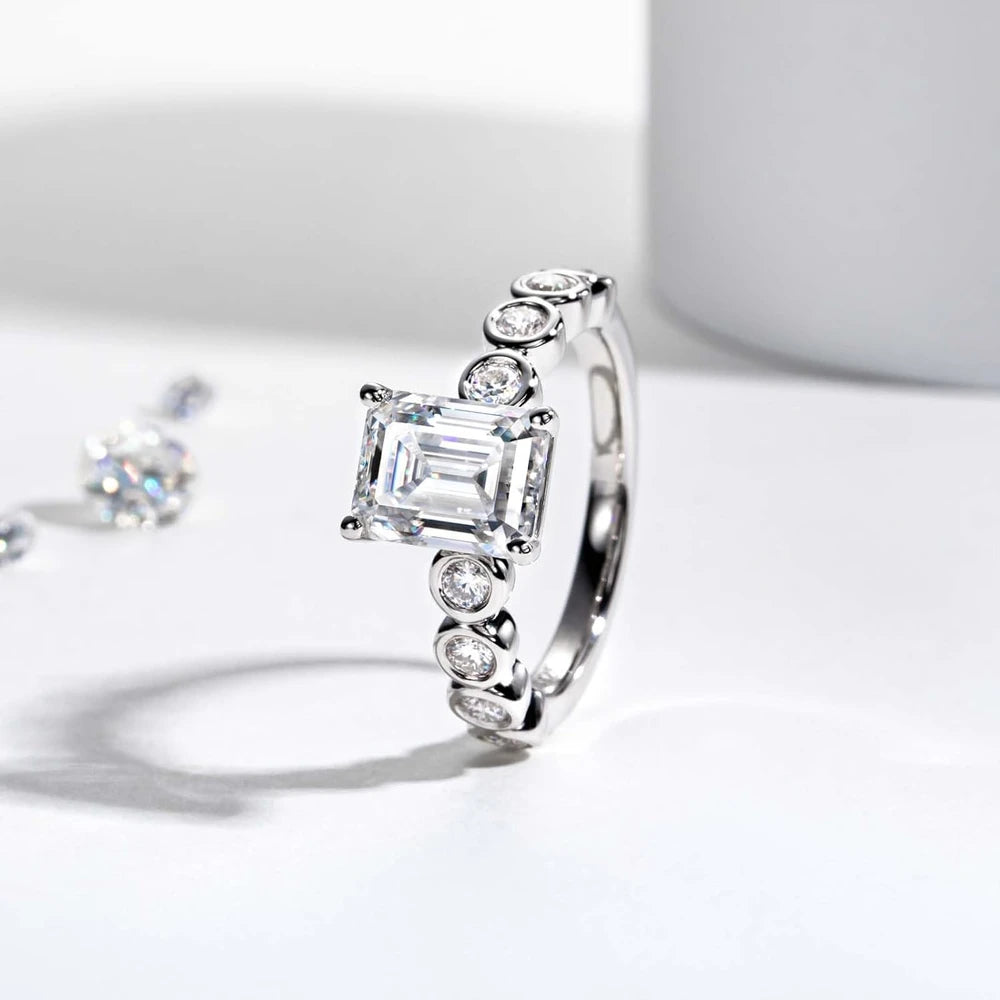 Moissanite Engagement Ring
