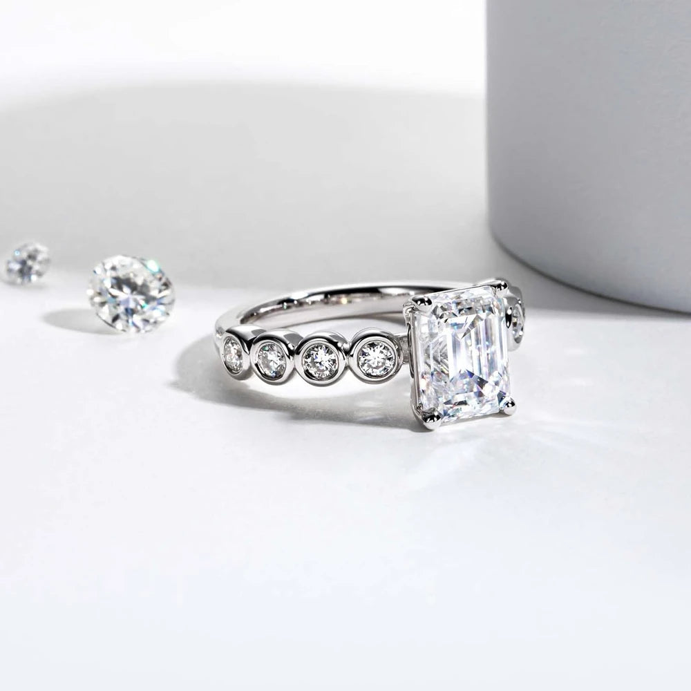 Moissanite Engagement Ring