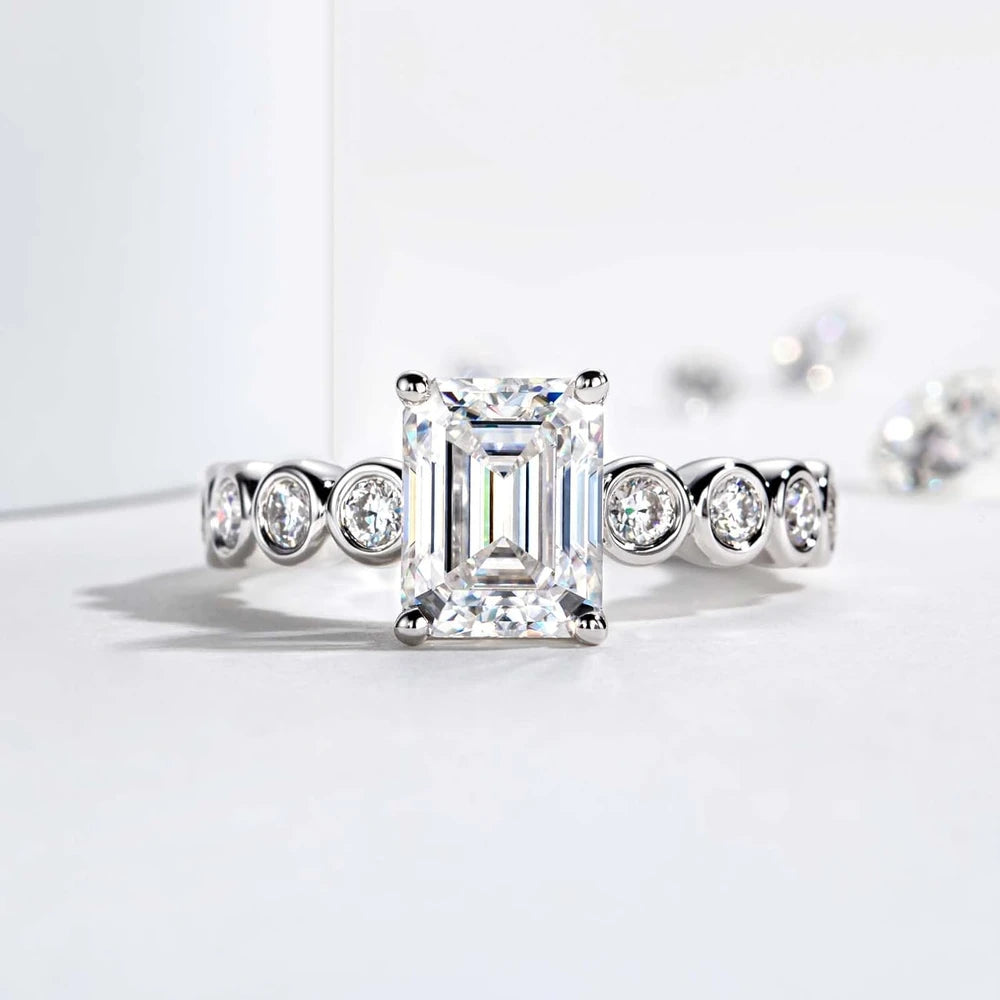 Moissanite Engagement Ring