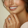 Moissanite Engagement Ring