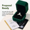 Marquise Cut Moissanite Engagement Ring Set