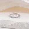 Moissanite Eternity Wedding Band