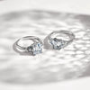 Sterling Silver Emerald Cut Engagement Ring