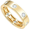 Moissanite Eternity Wedding Band
