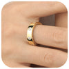 Moissanite Eternity Wedding Band