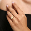 Moissanite Eternity Wedding Band