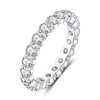 Moissanite Eternity Wedding Band