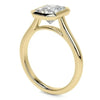 Emerald Cut Moissanite Solitaire Ring