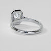 Emerald Cut Moissanite Solitaire Ring